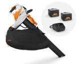 STIHL SHA 56, set s 2x AK20 - akumulátorový fukár