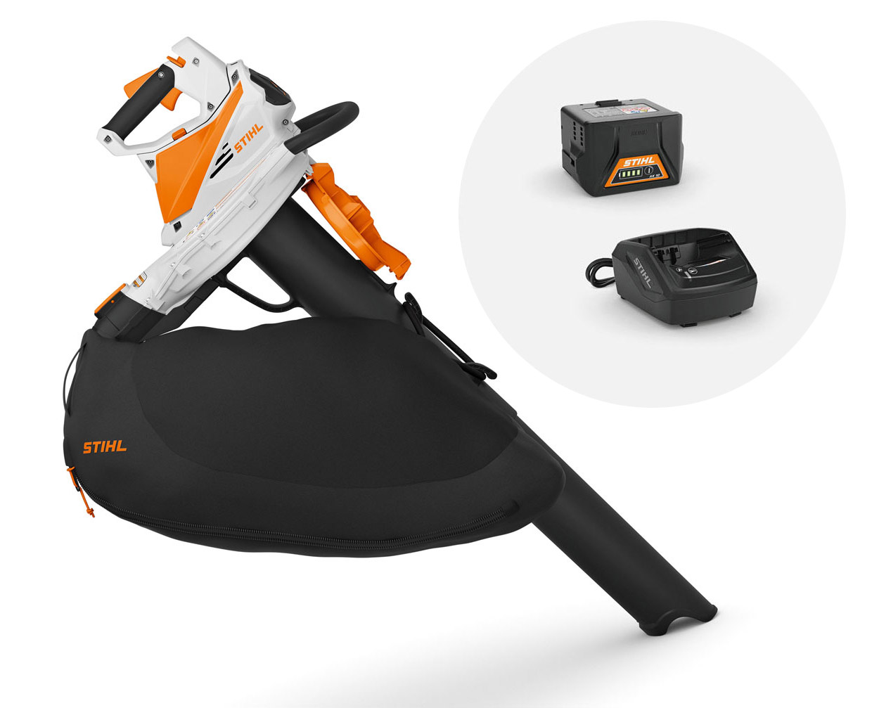 STIHL SHA 56, set s 1x AK20 - akumulátorový fukár